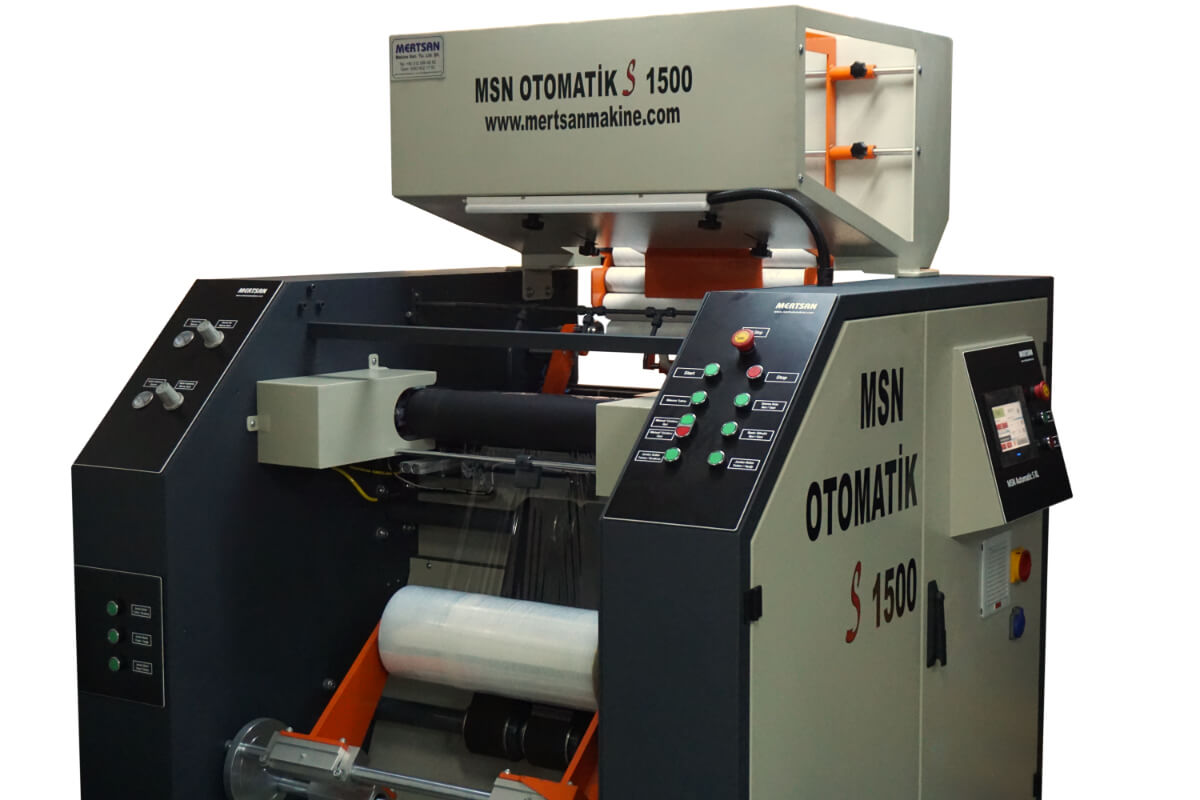 MSN Automatic S XL Otomatik Jumbo Streç Sarma Makinesi - Yandan Yakın Görünüm